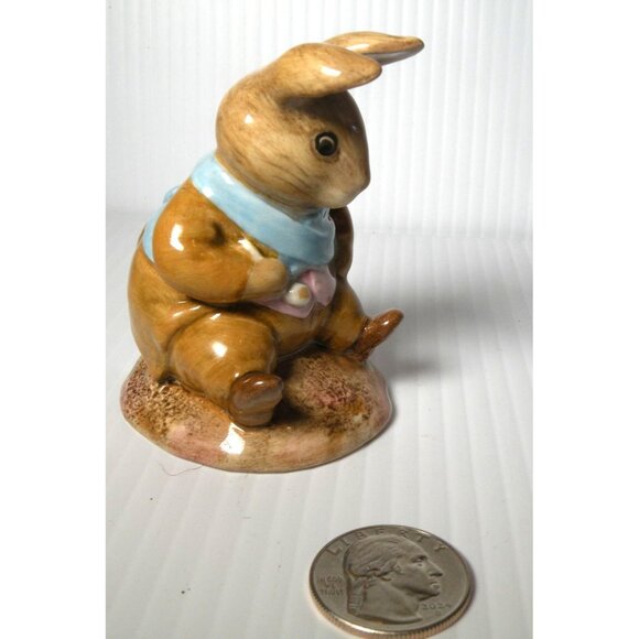 Beatrix Potter Beswick England Rare Vintage "Old Mr. Bouncer" 1986 Ceramic Figur - Picture 4 of 5